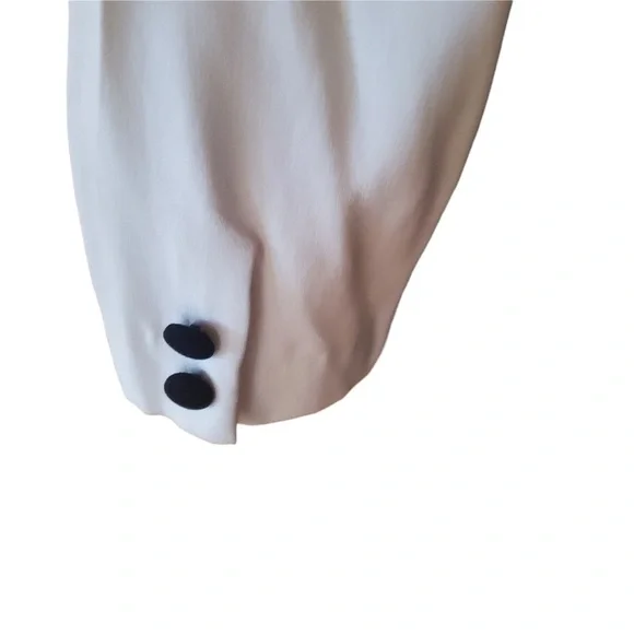 1980s‎ Virgo II Black & White Dress - Picture 4 of 6